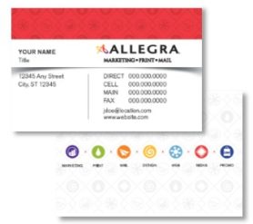 Allegra Business Card